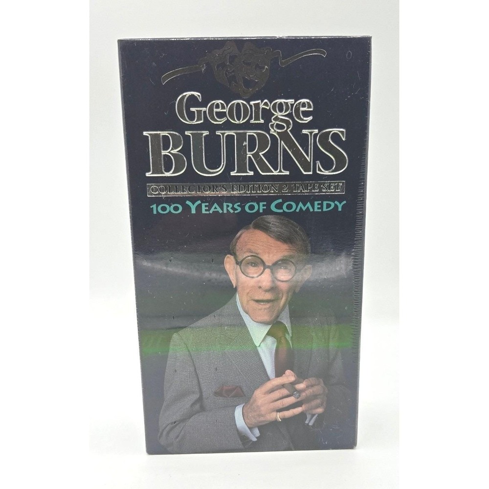 George Burns: 100‎ Years of Comedy VHS Collector's 2-Tape Set (New)